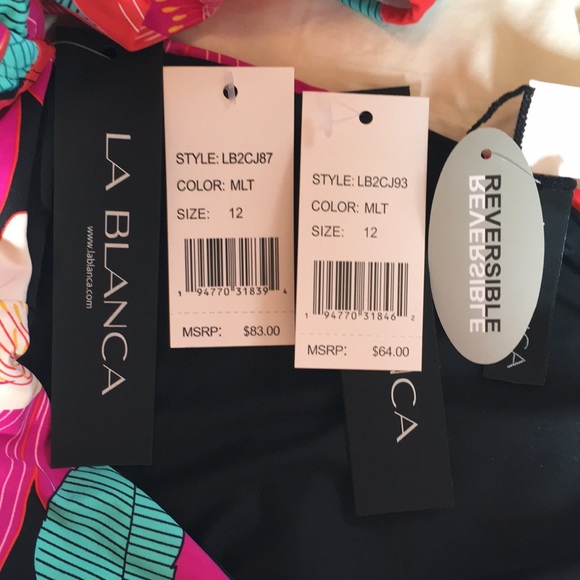 La Blanca In Full Bloom Bikini Midkini Swimsuit Set - Picture 12 of 15